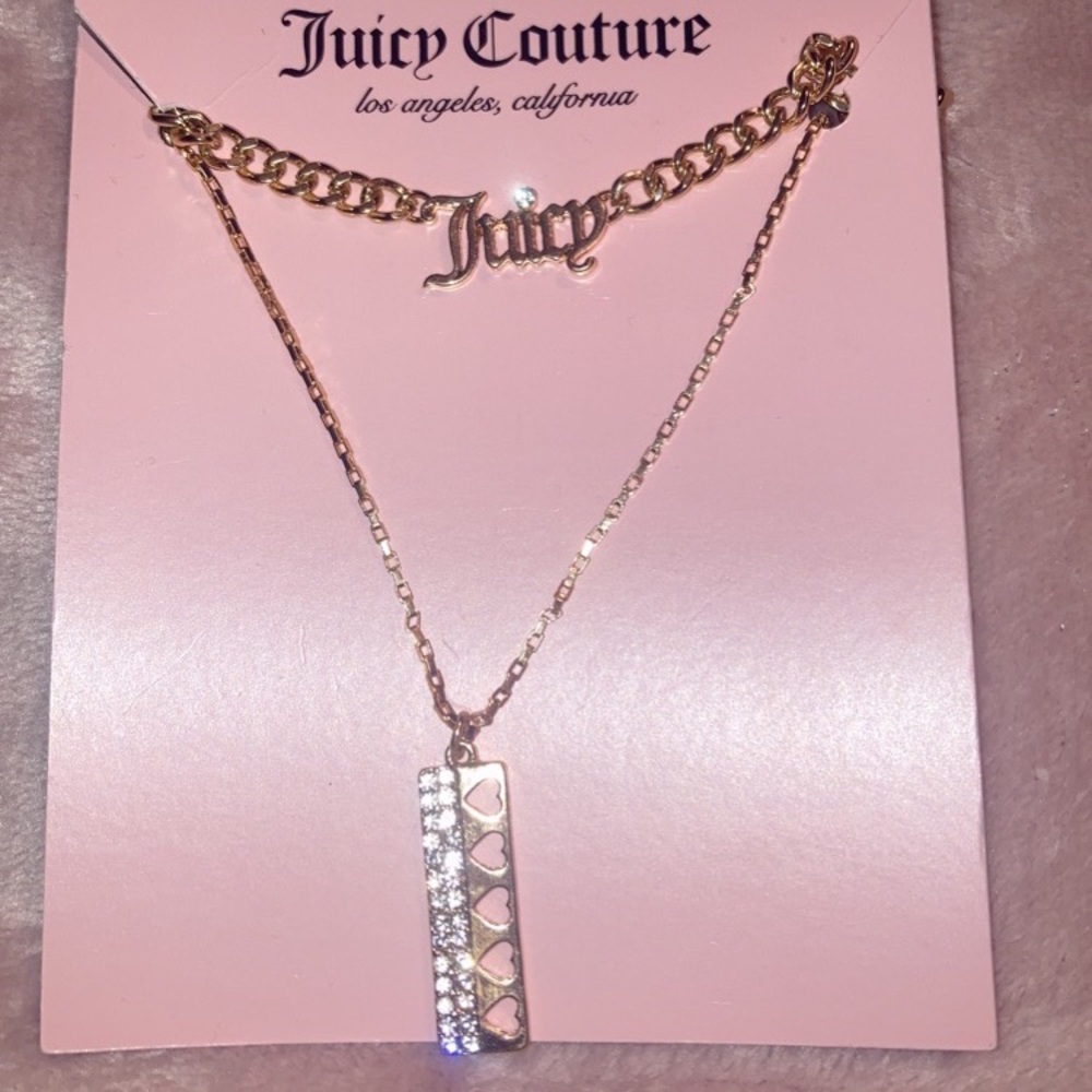 Brand new Juicy Couture double necklace